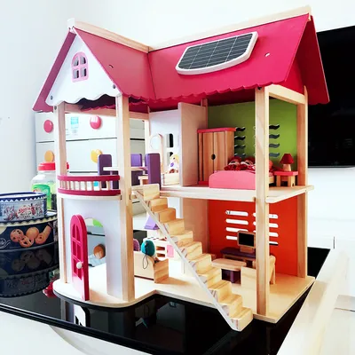 Doll House For Girls Wooden Villa Doll House For Girls Wooden Villa