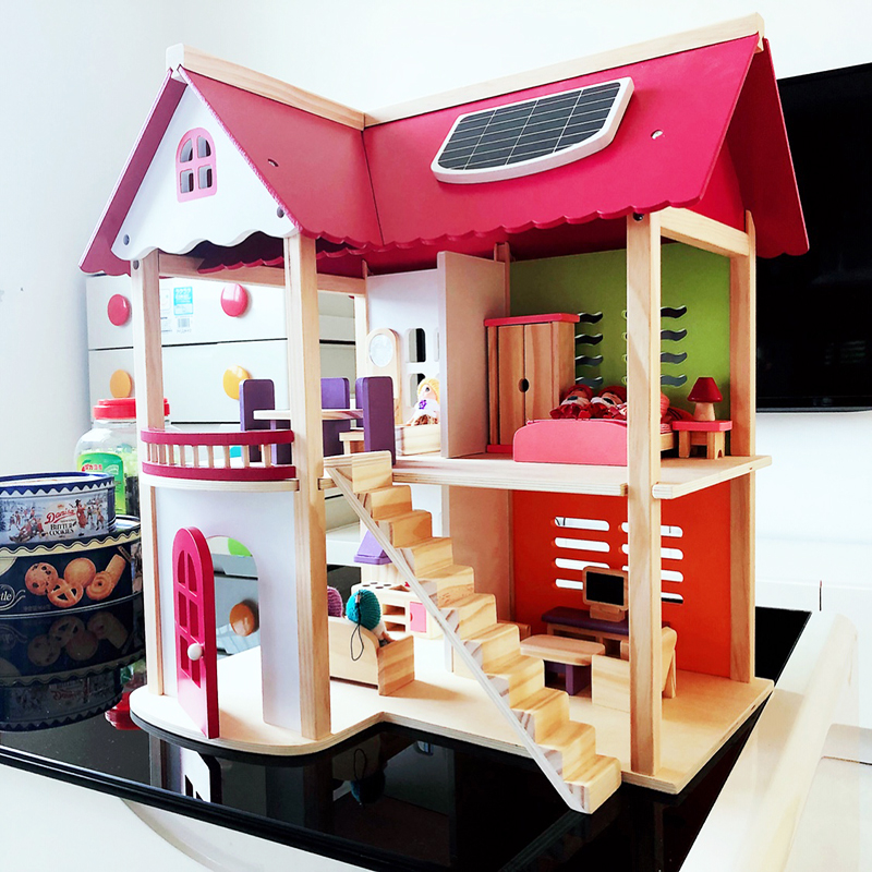 Doll House For Girls Wooden Villa Doll House For Girls Wooden Villa