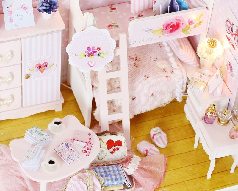 Doll House For Kids DIY Miniature Puzzle