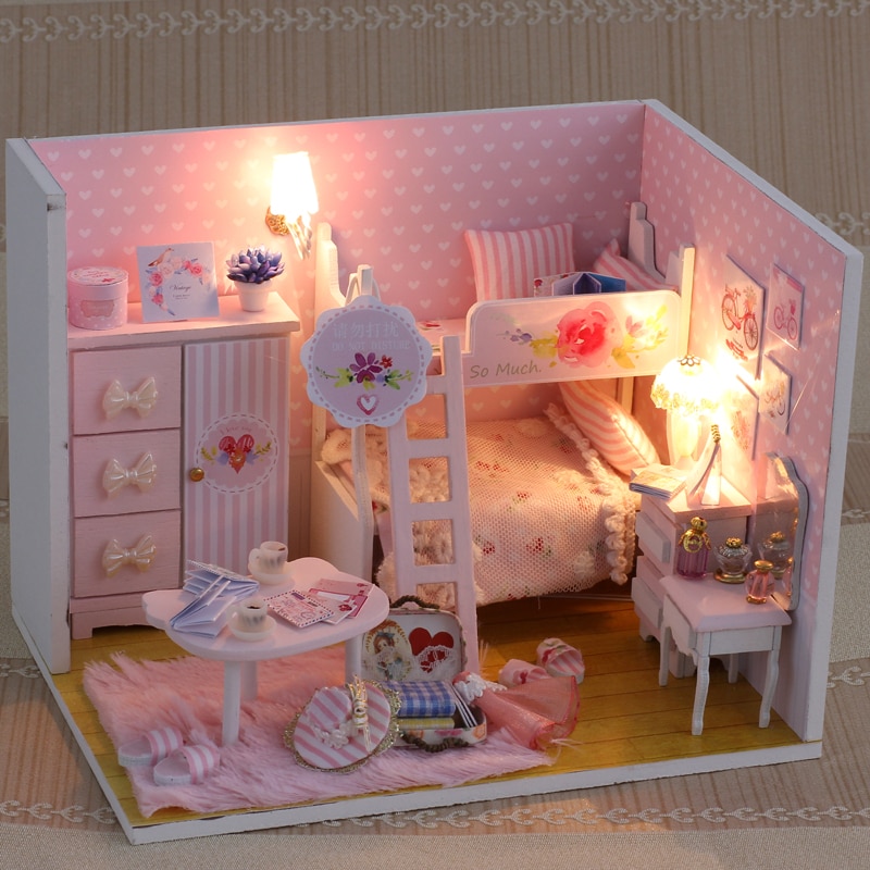 Doll House For Kids DIY Miniature Puzzle