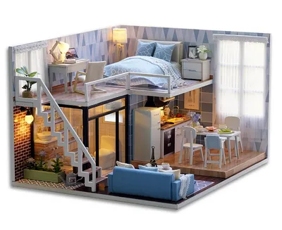 Dollhouse Tiny Modern Pad
