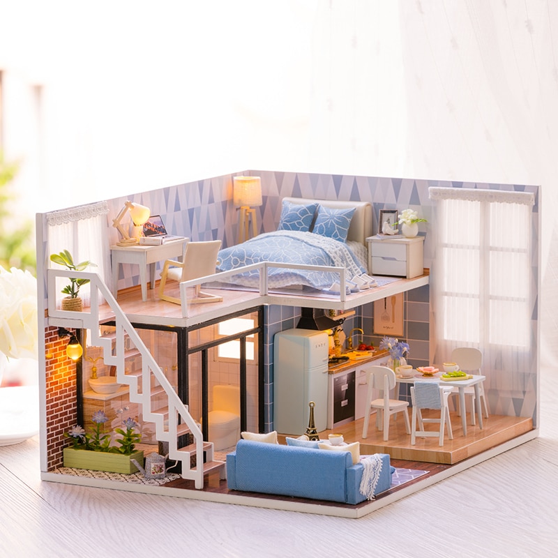 Dollhouse Tiny Modern Pad