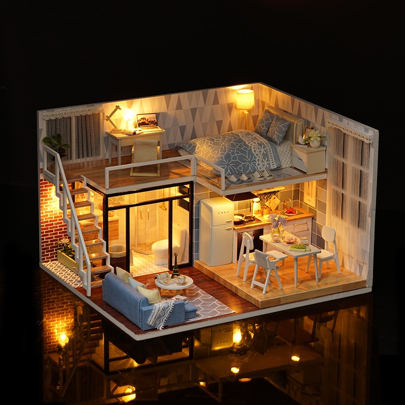 Dollhouse Tiny Modern Pad