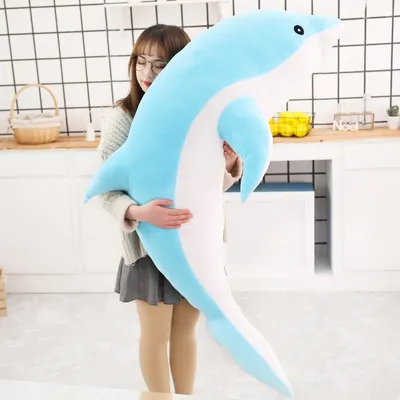 Dolphin Stuffed Animal Soft Pillow