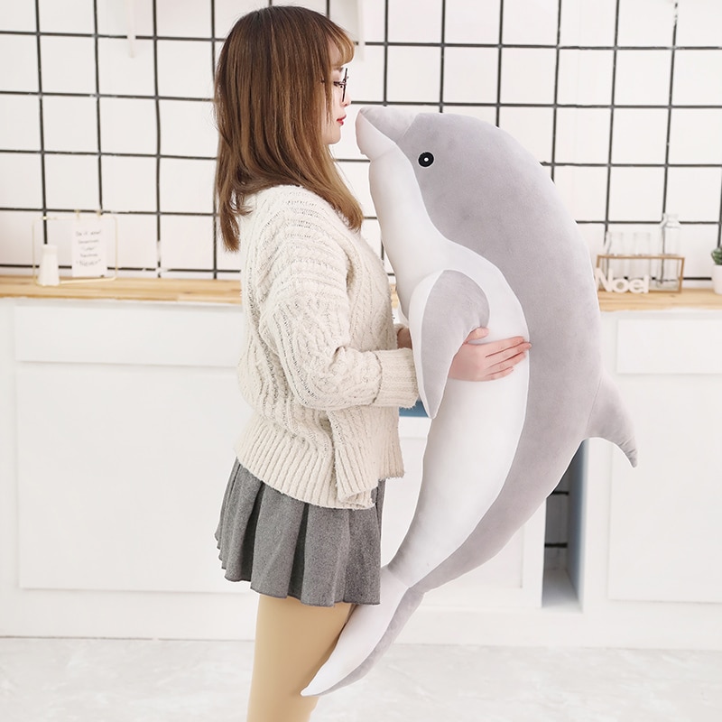 Dolphin Stuffed Animal Soft Pillow