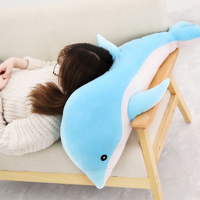 Dolphin Stuffed Animal Soft Pillow