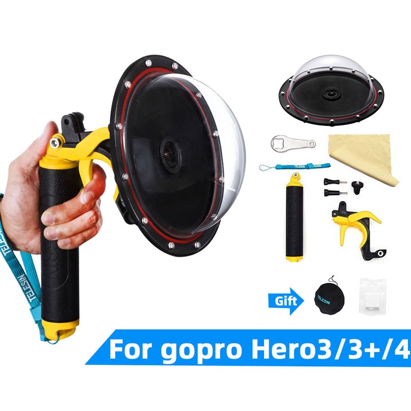 Dome Gopro Waterproof Camera Lens Dome Gopro Waterproof Camera Lens