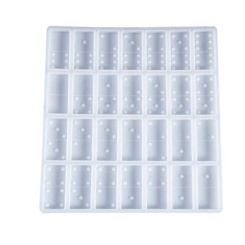 Domino Silicone Mold 28 Slot Mold Domino Silicone Mold 28 Slot Mold