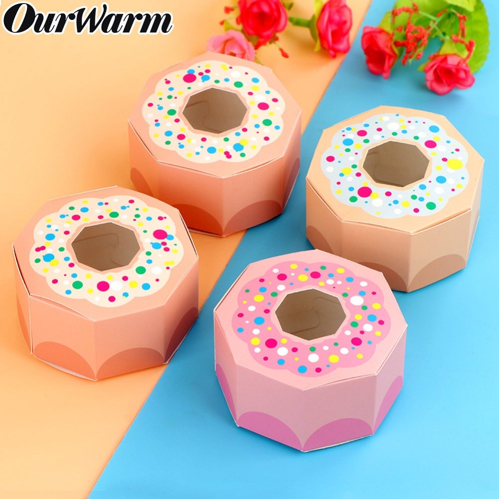 Donut Boxes Party Gift Favors (10Pcs) Donut Boxes Party Gift Favors (10Pcs)