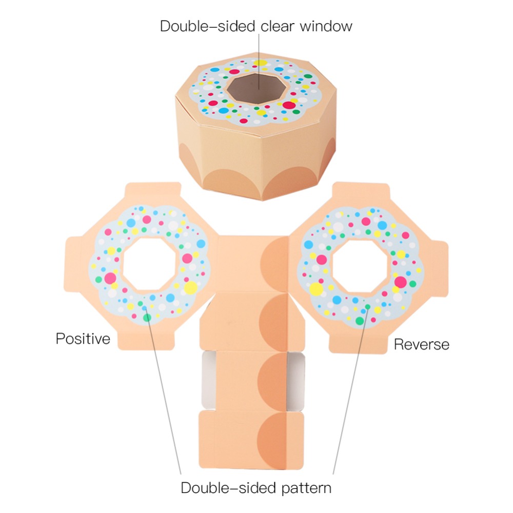 Donut Boxes Party Gift Favors (10Pcs) Donut Boxes Party Gift Favors (10Pcs)