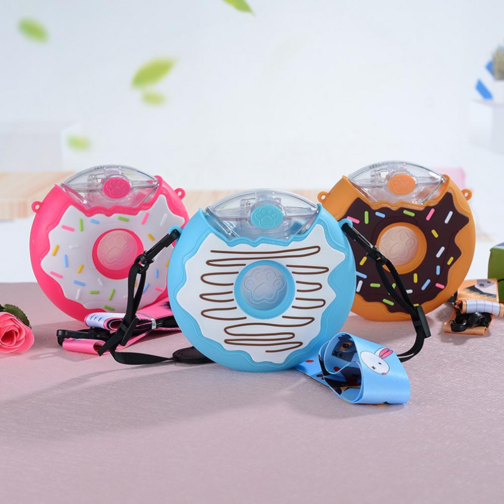 Donut Water Bottle with Straw and Strap Donut Water Bottle with Straw and Strap