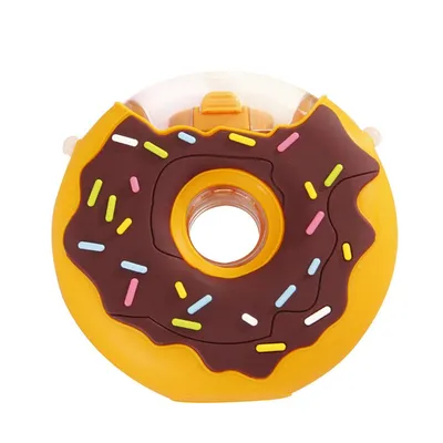 Donut Water Bottle with Straw and Strap Donut Water Bottle with Straw and Strap