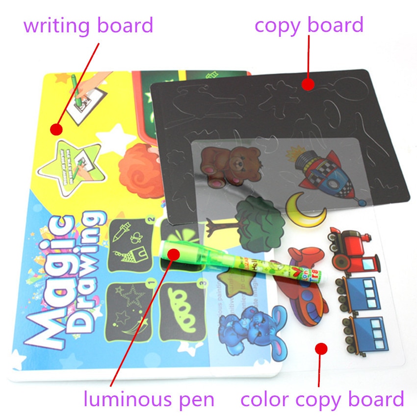 Doodle Board Luminous Kid's Drawing Kit Doodle Board Luminous Kid's Drawing Kit