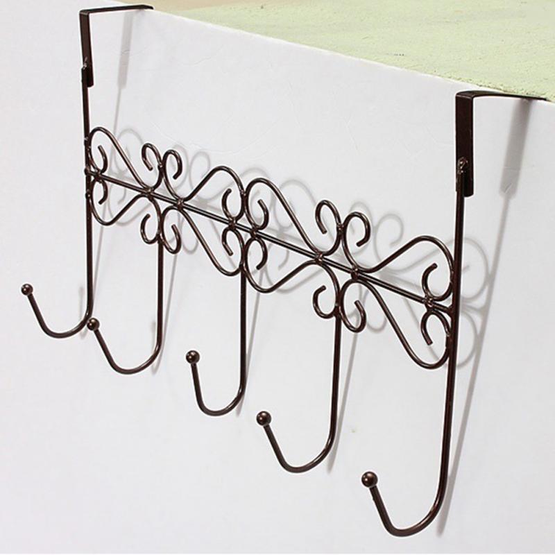Door Clothes Hanger 5-Hook Clothes Rack Door Clothes Hanger 5-Hook Clothes Rack