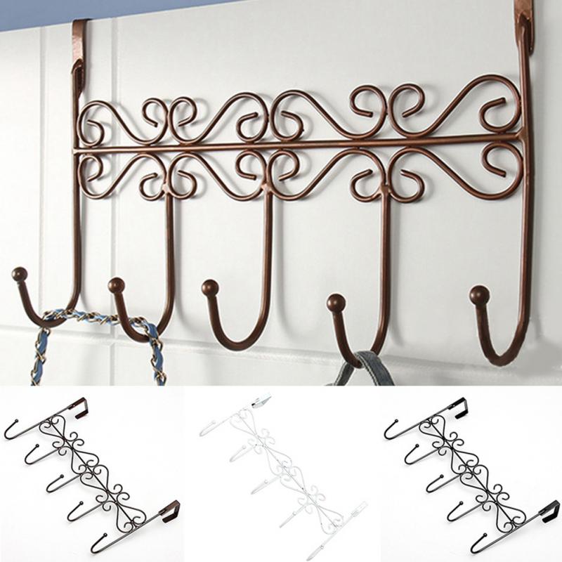 Door Clothes Hanger 5-Hook Clothes Rack Door Clothes Hanger 5-Hook Clothes Rack