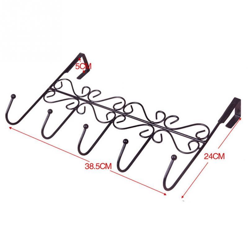 Door Clothes Hanger 5-Hook Clothes Rack Door Clothes Hanger 5-Hook Clothes Rack