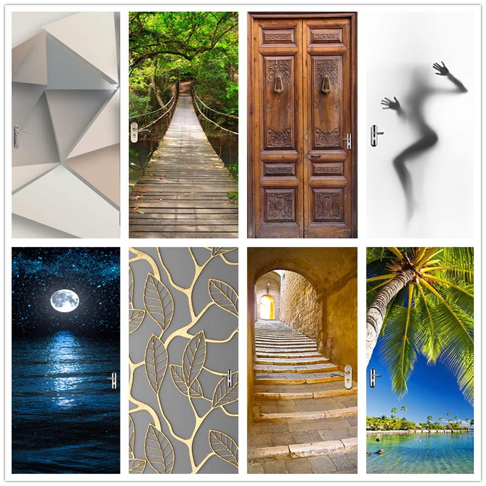 Door Decal Landscape Door Sticker
