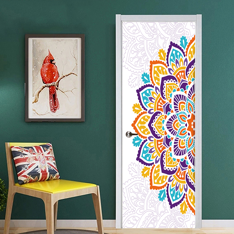 Door Stickers Mandala Home Decor Door Stickers Mandala Home Decor