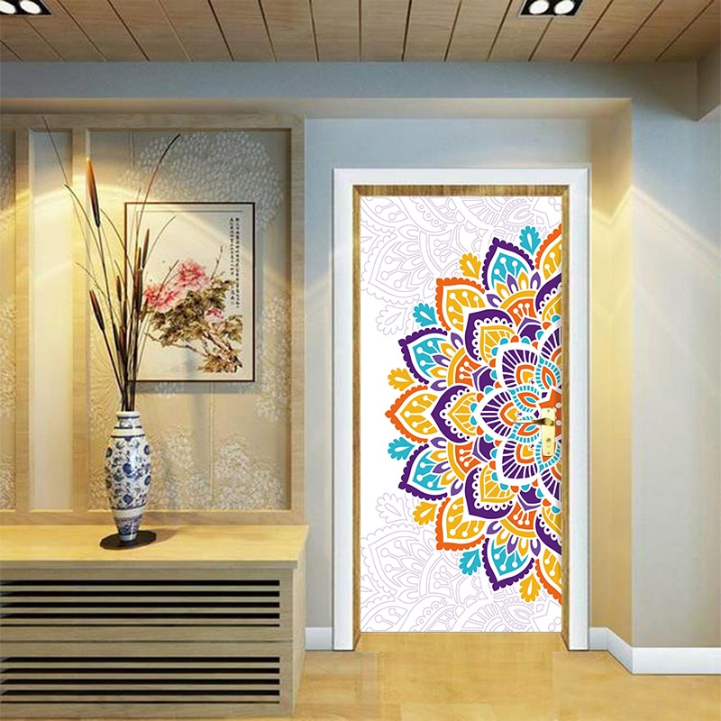 Door Stickers Mandala Home Decor Door Stickers Mandala Home Decor