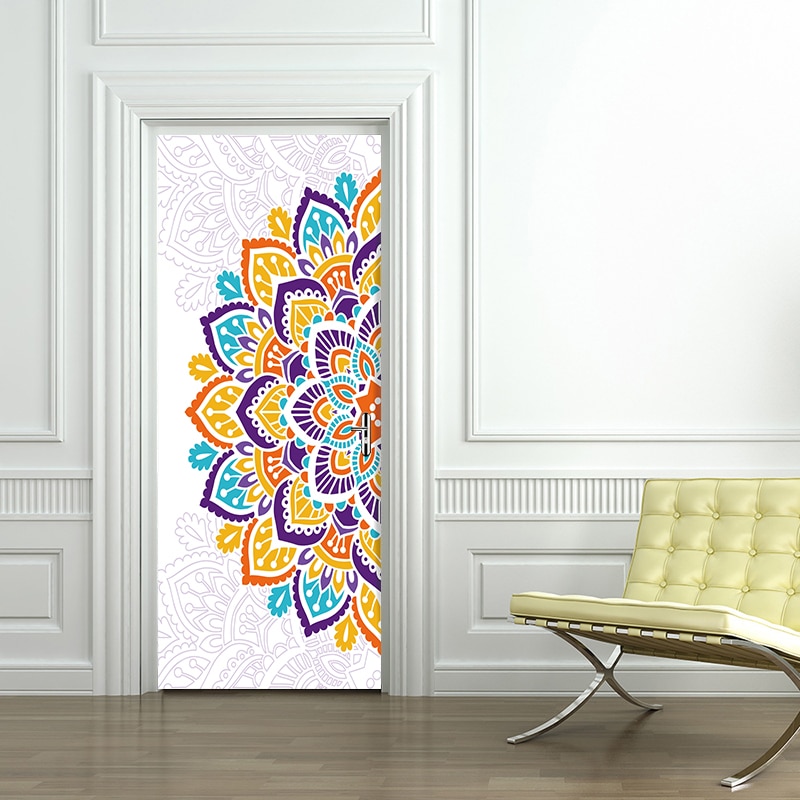 Door Stickers Mandala Home Decor Door Stickers Mandala Home Decor