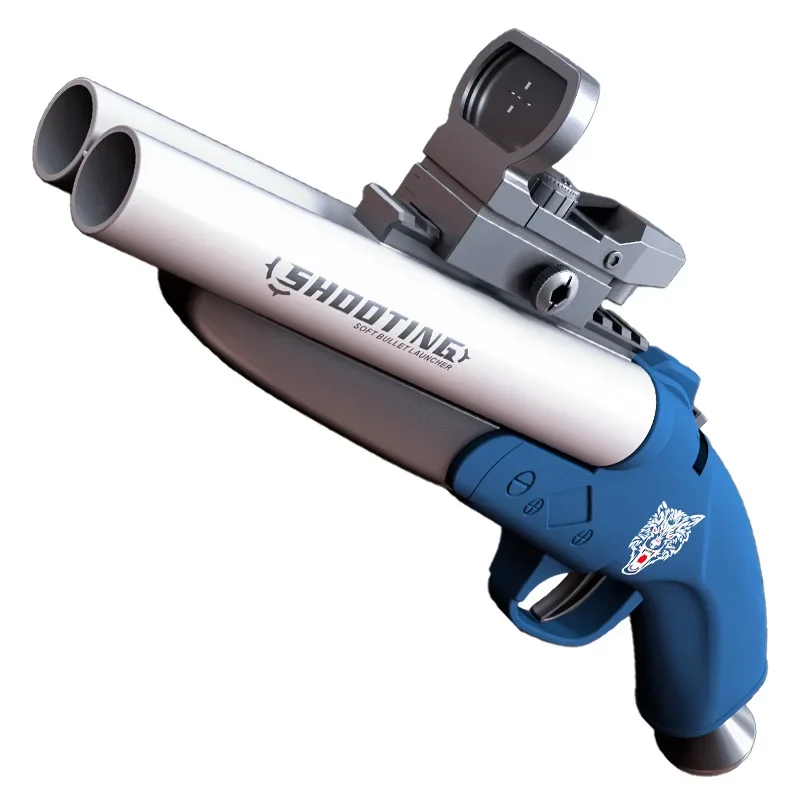 Double-Barreled Spray Shell Soft Bullet Gun Can Fire Short Hand Cannon Shotgun Outdoor Toy Gun Christmas Birthday Gift Double-Barreled Spray Shell Soft Bullet Gun Can Fire Short Hand Cannon Shotgun Outdoor Toy Gun Christmas Birthday Gift