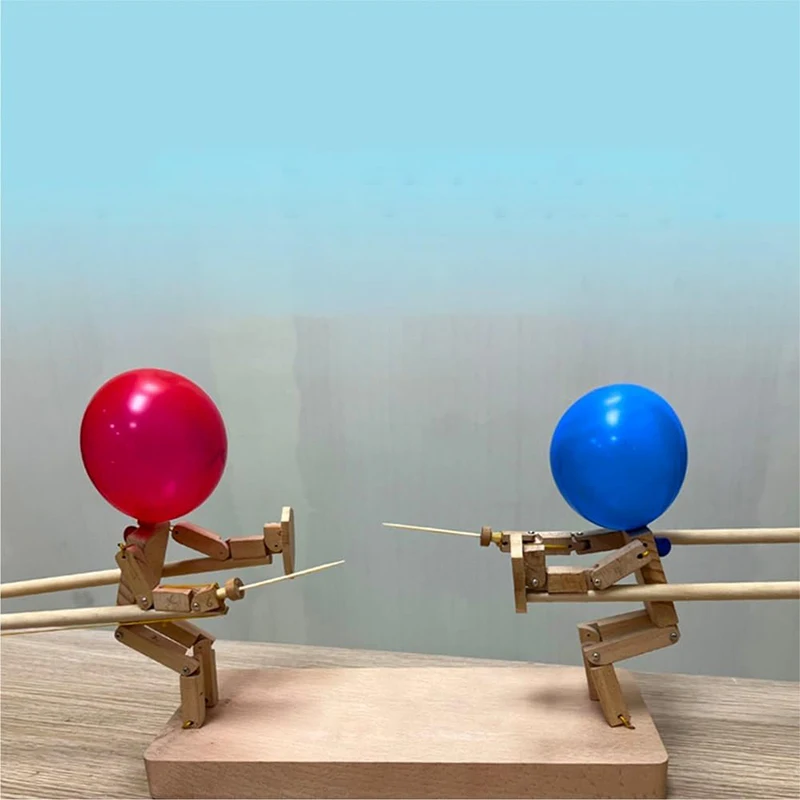 Double Battle Poke Balloon Toy Head Parent-child Interactive Toy Handmade