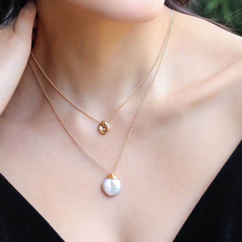 Double Chain Necklace Fashion Jewelry Double Chain Necklace Fashion Jewelry