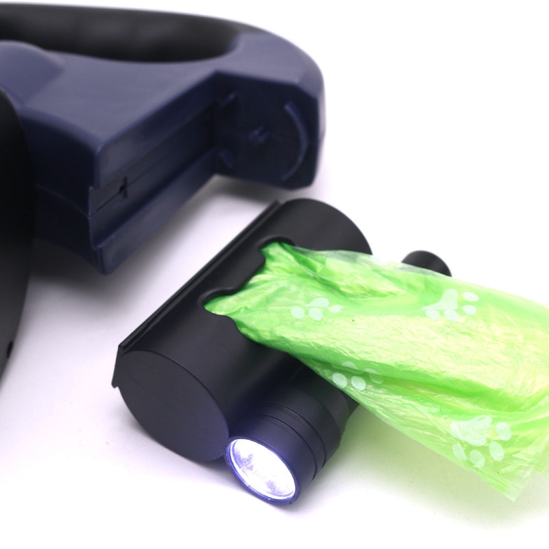Double Dog Leash with Built In Light