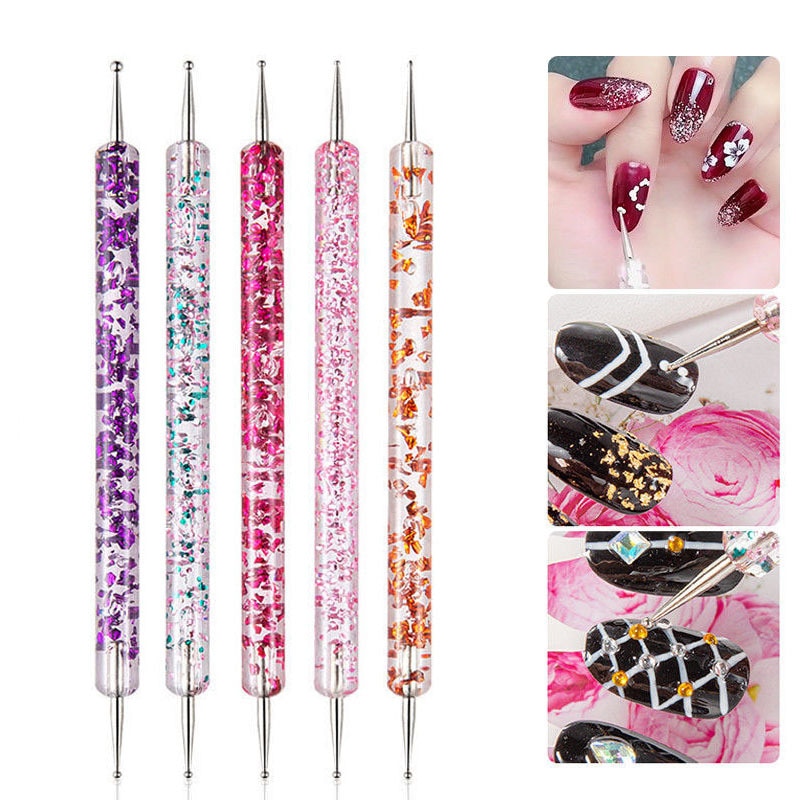 Double End Nail Dotting Pen (5 pcs)