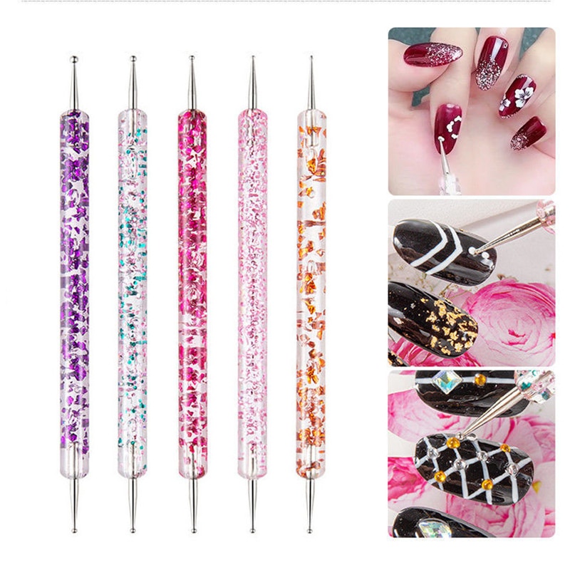 Double End Nail Dotting Pen (5 pcs)