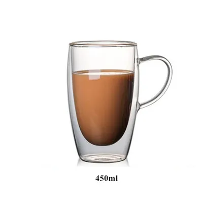 Double Glass Mug Coffee Transparent Cup Double Glass Mug Coffee Transparent Cup