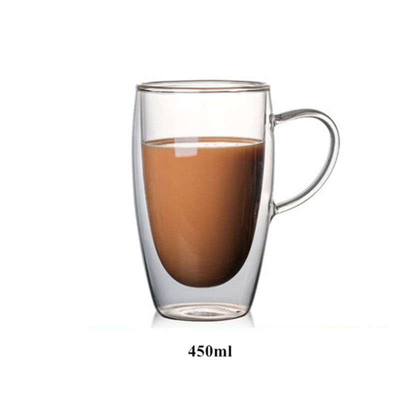 Double Glass Mug Coffee Transparent Cup Double Glass Mug Coffee Transparent Cup