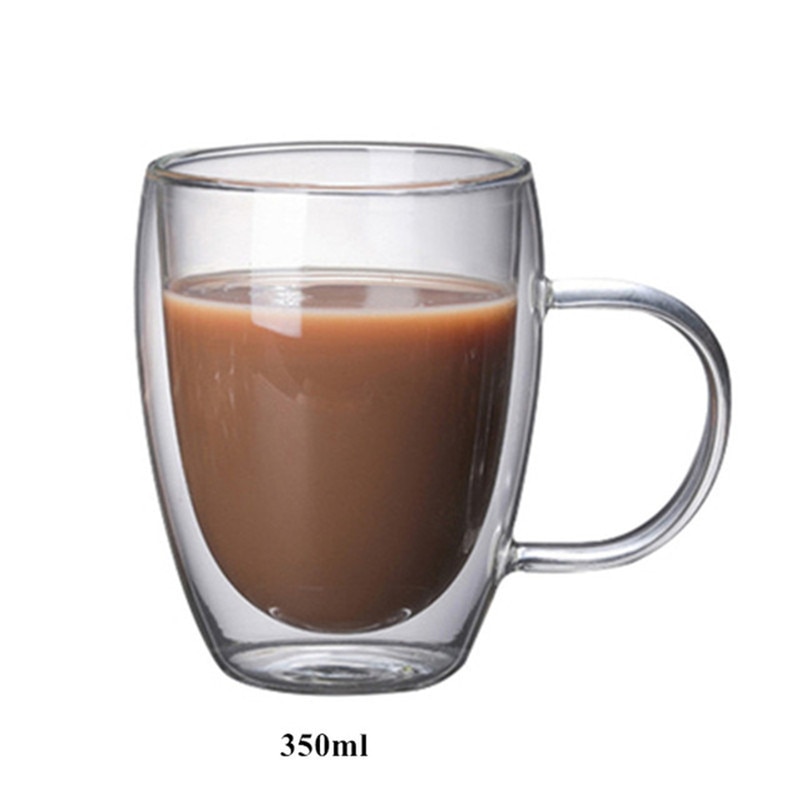 Double Glass Mug Coffee Transparent Cup Double Glass Mug Coffee Transparent Cup