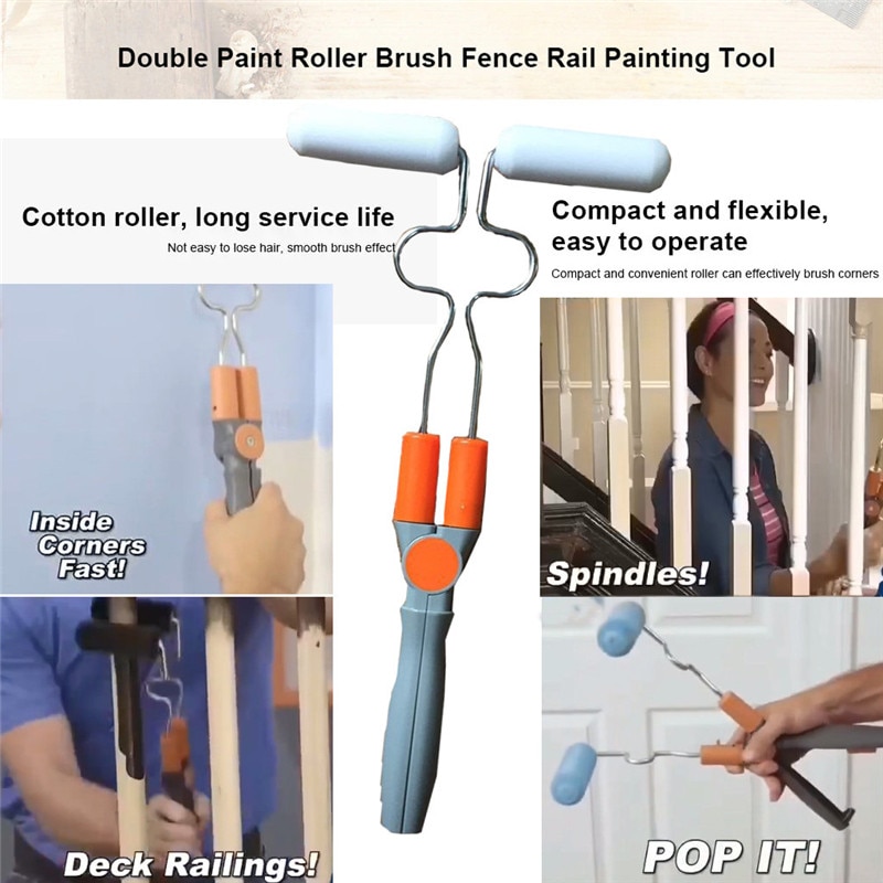 Double Head Dual Paint Roller Double Head Dual Paint Roller