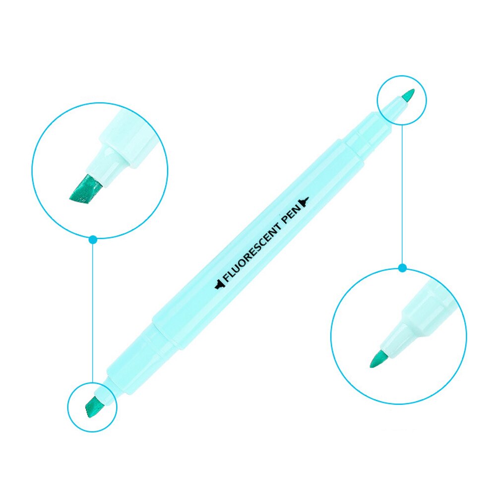 Double-Head Highlighter Pen Set (6 Pcs) Double-Head Highlighter Pen Set (6 Pcs)