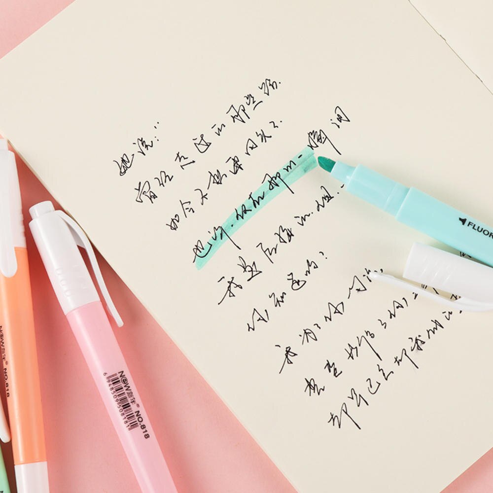 Double-Head Highlighter Pen Set (6 Pcs) Double-Head Highlighter Pen Set (6 Pcs)