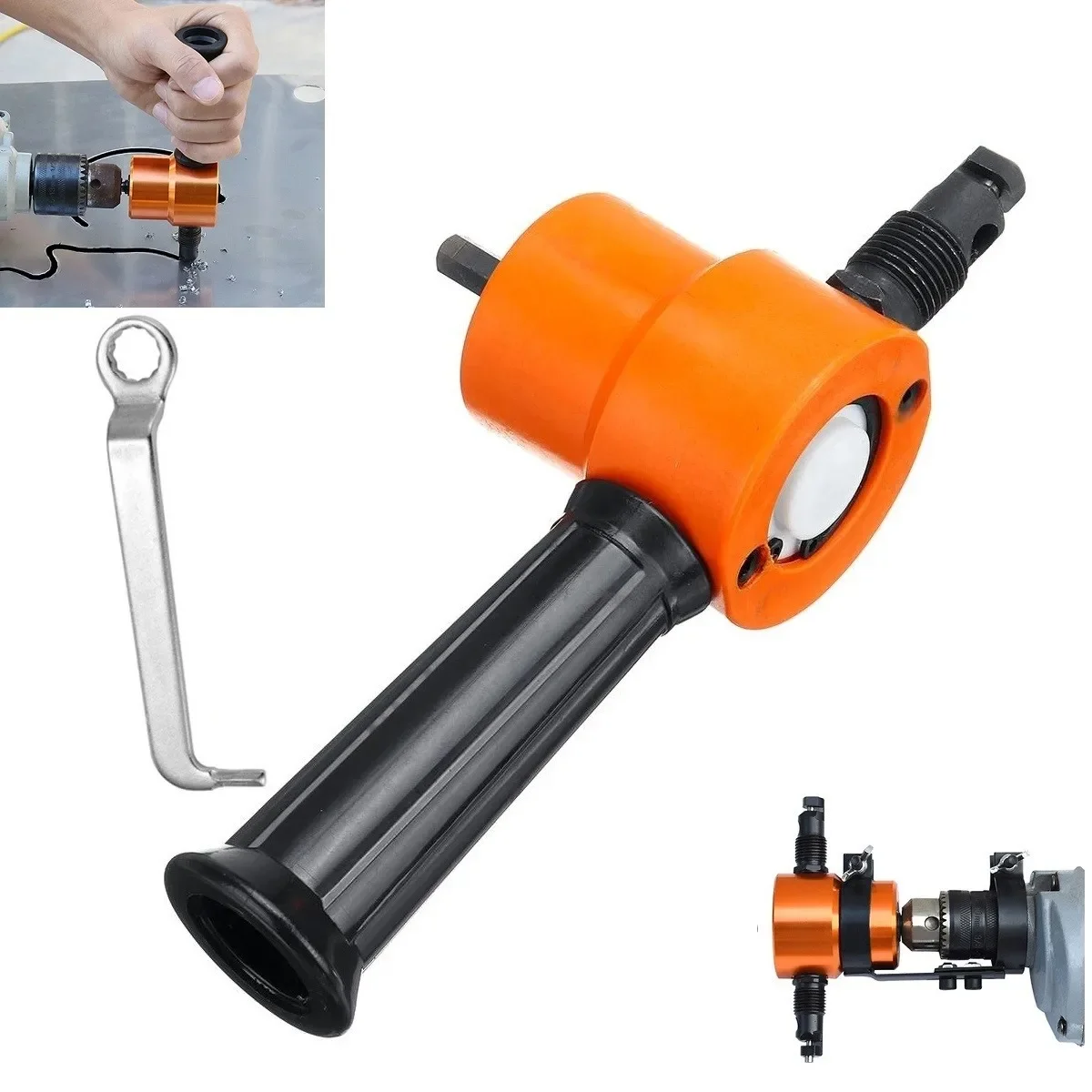 Double Headed Sheet Metal Cutter Nibbler Electric Punching Shears Iron Saw Cutting Tool Drill Attachment Deburring Tool Double Headed Sheet Metal Cutter Nibbler Electric Punching Shears Iron Saw Cutting Tool Drill Attachment Deburring Tool