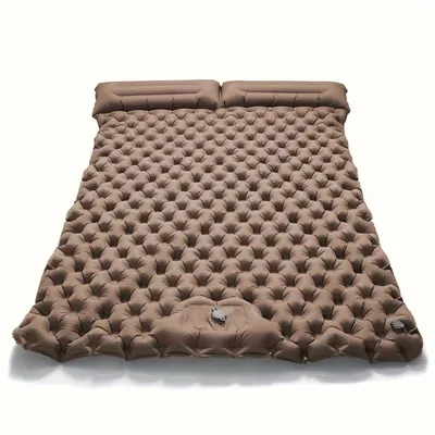 Double Inflatable Mattress with Built-in Pillow Pump Outdoor Sleeping Pad Camping Air Mat for Travel Backpacking Hiking Double Inflatable Mattress with Built-in Pillow Pump Outdoor Sleeping Pad Camping Air Mat for Travel Backpacking Hiking