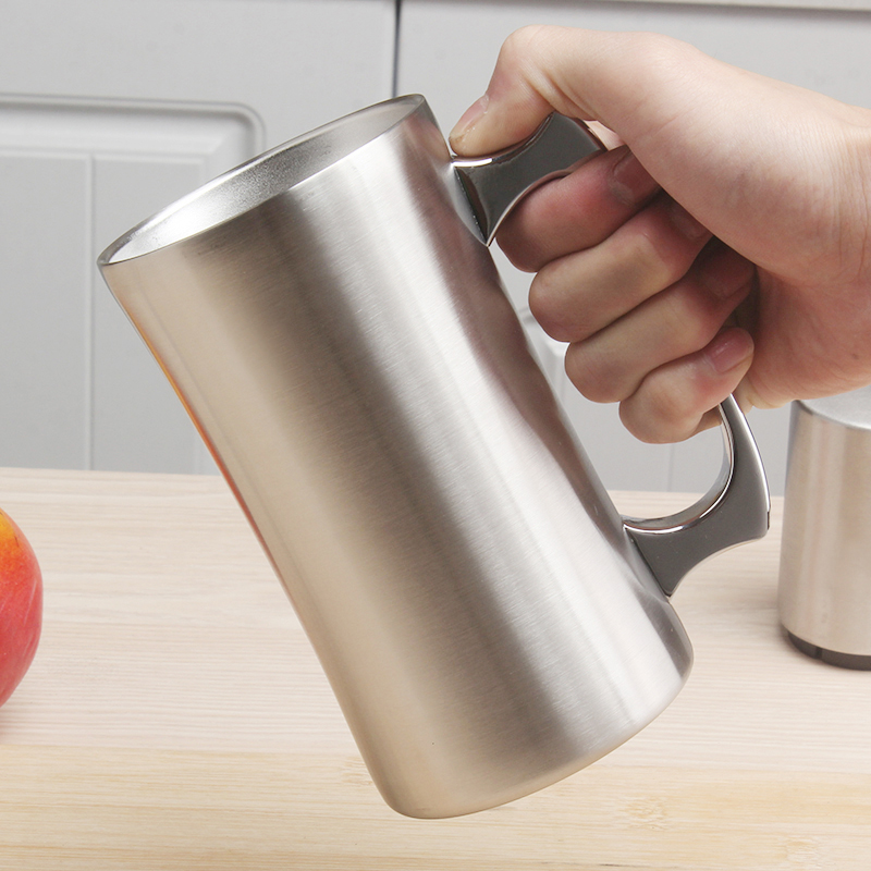 Double Layer 560ml Stainless Steel Beer Cup