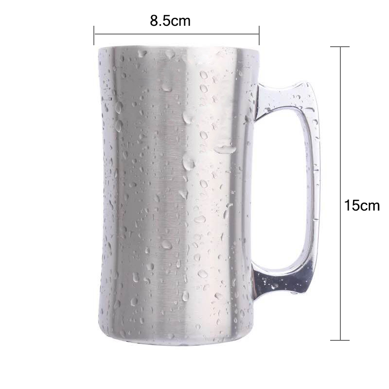 Double Layer 560ml Stainless Steel Beer Cup Double Layer 560ml Stainless Steel Beer Cup
