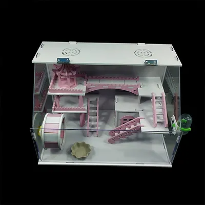 Double Layer Acrylic Hamster Cage