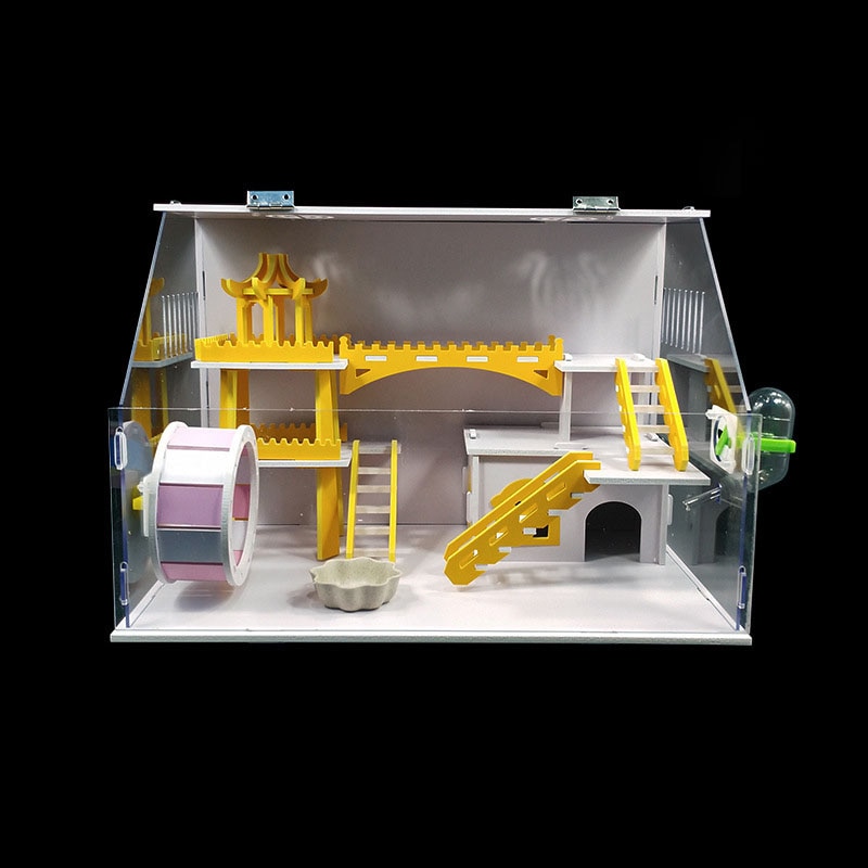 Double Layer Acrylic Hamster Cage