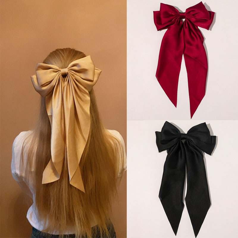 Double Layer Big Bow Hair Clip