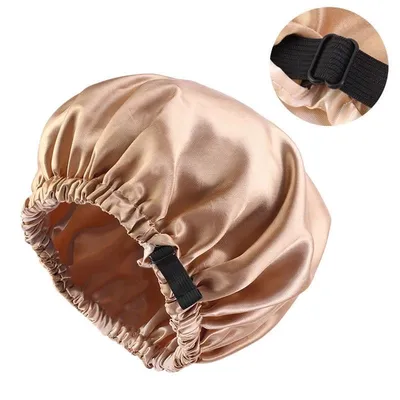 Double Layer Satin Hair Bonnet