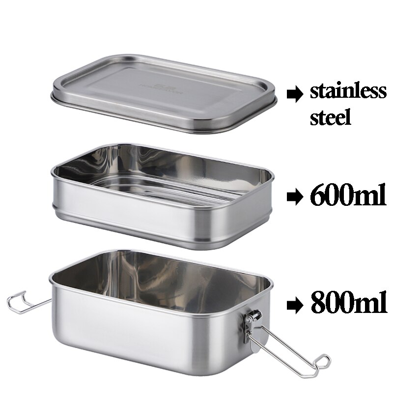 Double Layer Stainless Bento Box