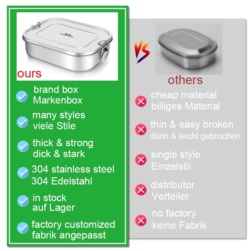 Double Layer Stainless Bento Box
