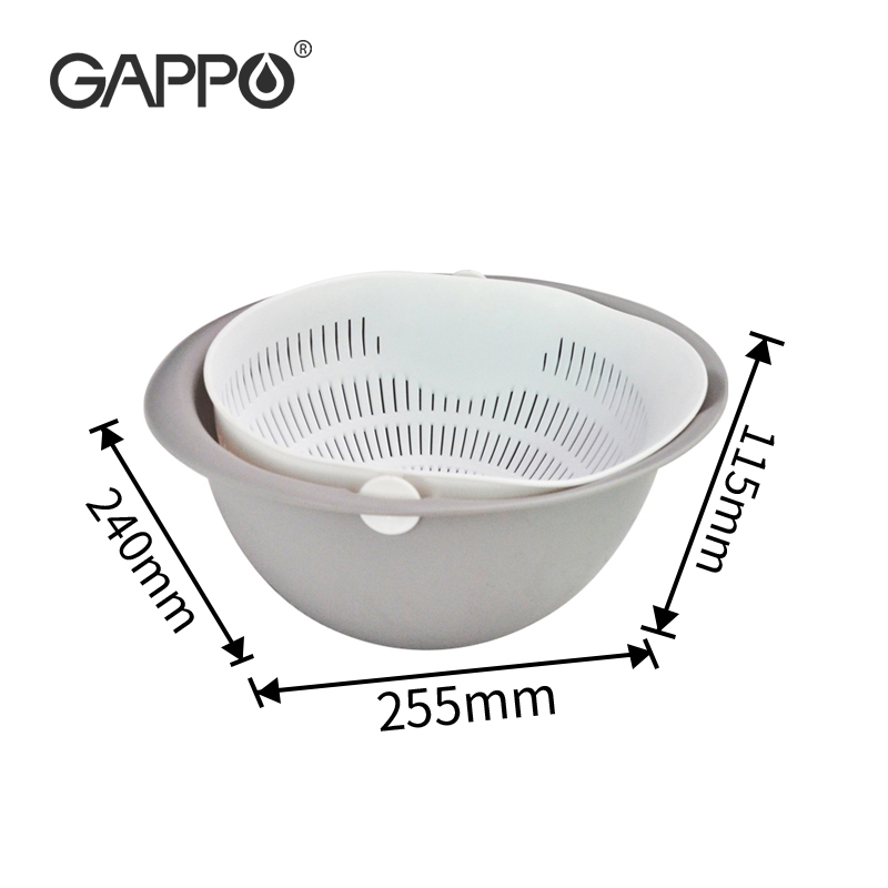 Double Layer Vegetable Drain Basket