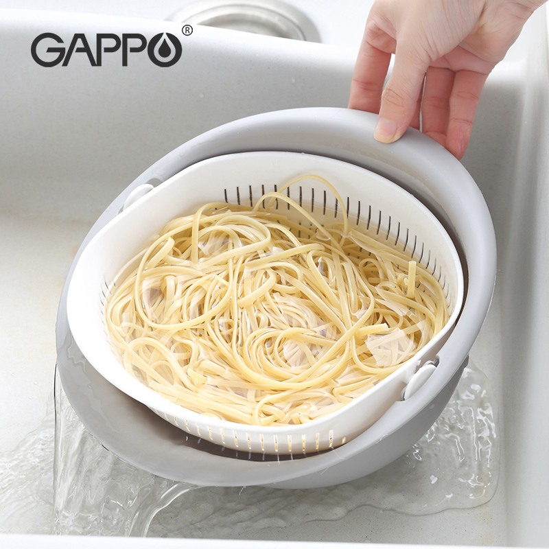 Double Layer Vegetable Drain Basket