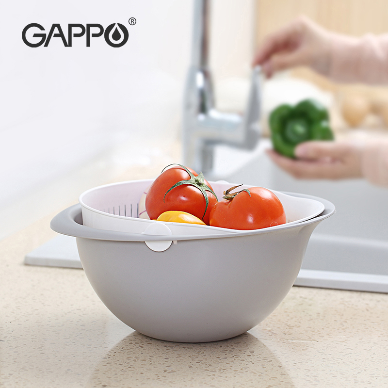 Double Layer Vegetable Drain Basket