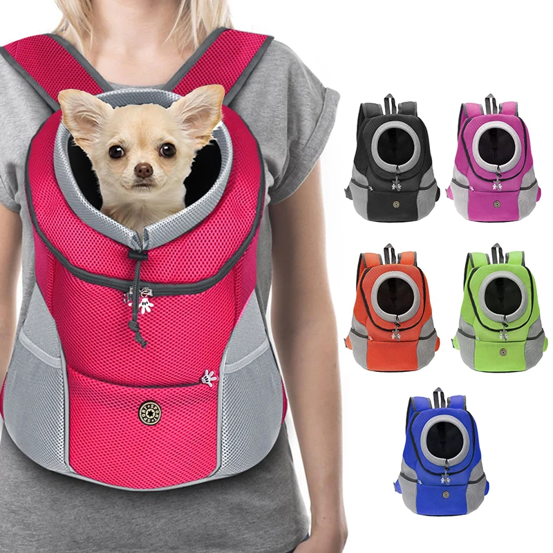 Double Shoulder Portable Outdoor Pet Bag For Dogs Travel Breathable Dog Bag Outdoor Dog Carrier Bag Pet Carrying